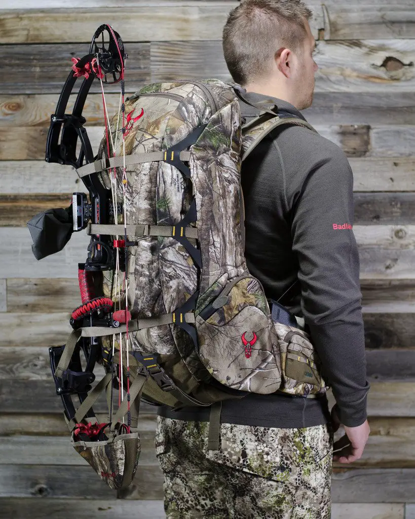 backpack that holds bow