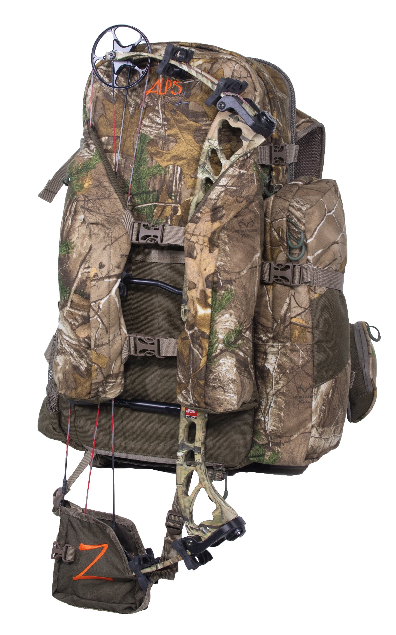 bow hunting backpack with quiver