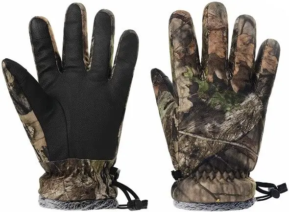 EAmber Camouflage Hunting Gloves