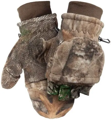 ScentLok Fleece Pop Top Mittens