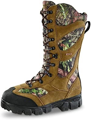 Guide Gear Giant Timber II Men's Insulated Waterproof Hunting Boots, 1,400-gram, Mossy Oak