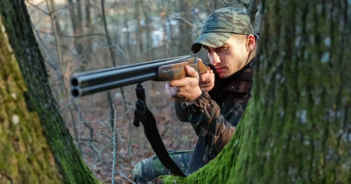 Hunter with Shotgun