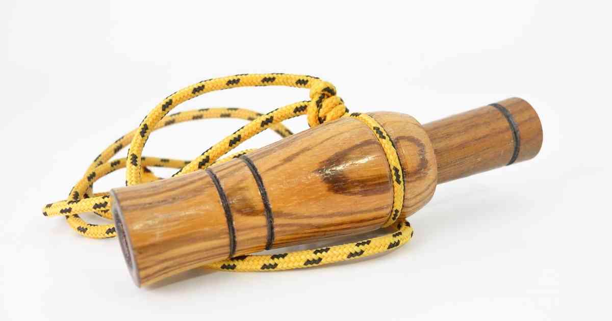 wooden duck call